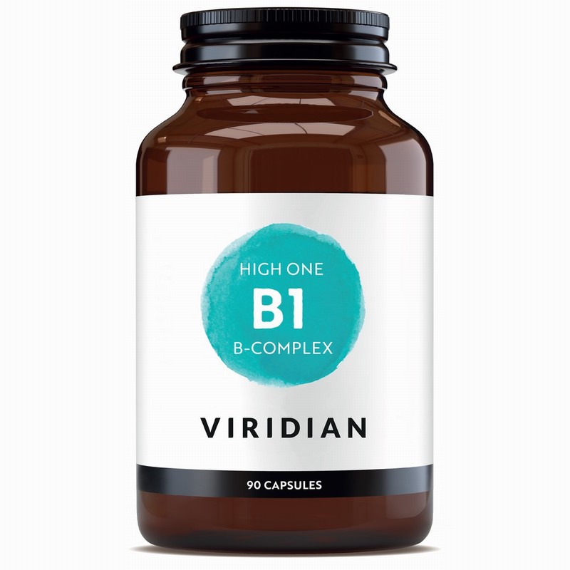 Viridian HIGH ONE Vitamin B1 with B Complex - 90 Veg Caps