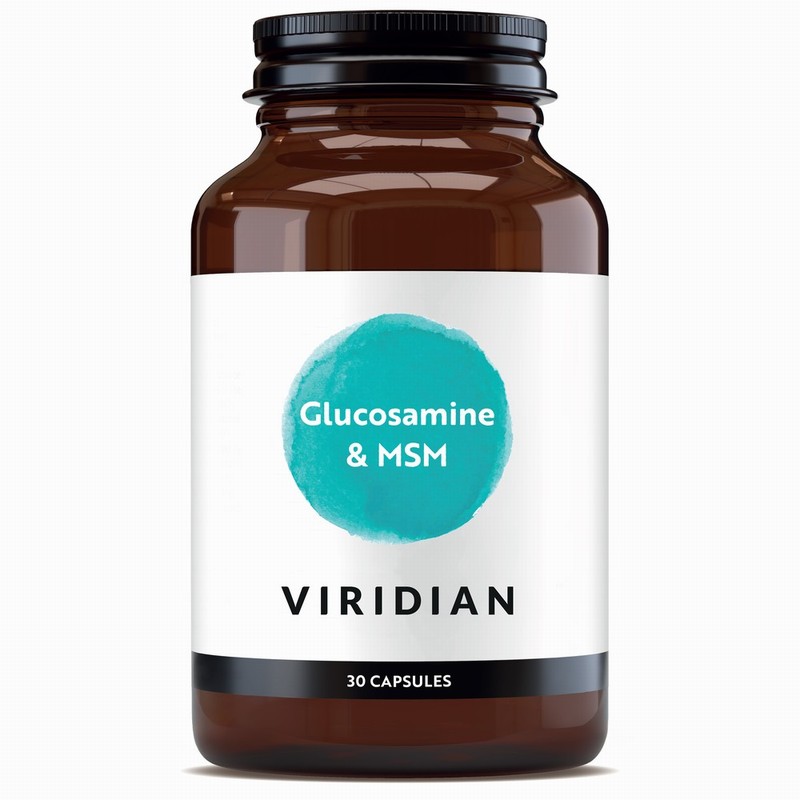 Viridian Glucosamine with MSM Complex - 30 Veg Caps