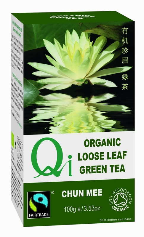 Qi Teas Organic Chun Mee Loose Leaf Tea - Image 2