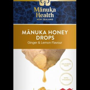 MANUKA HONEY DROPS GINGER/LEM