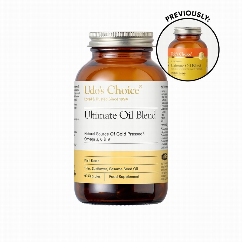 Udo&039;s Choice Ultimate Oil Blend Capsules 1000mg - 90 Caps