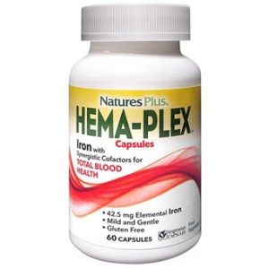 Natures Plus Hema-Plex Capsules - 60 Caps