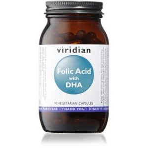 Viridian Folic Acid with DHA - 90 Veg Caps