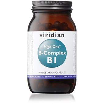 Viridian HIGH ONE Vitamin B1 with B Complex - 90 Veg Caps - Image 2