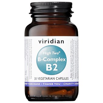 Viridian HIGH TWO Vitamin B2 with B Complex - 90 Veg Caps - Image 2