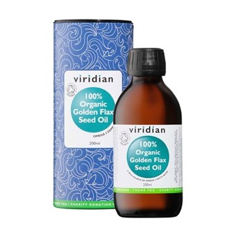 Viridian 100 Organic Golden Flaxseed Oil - 500ml - Image 2