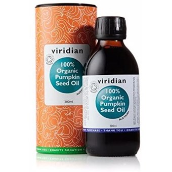 Viridian 100 Organic Pumpkin Seed Oil - 200ml - Image 2