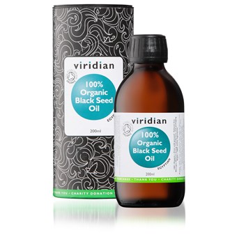 Viridian 100 Organic Black Seed Oil - 200ml - Image 2