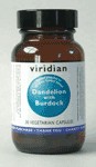 Viridian Dandelion with Burdock Extract - 60 Veg Caps - Image 2