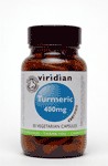 Viridian Organic Turmeric 400mg - 30 Veg Caps