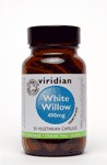 Viridian Organic White Willow 400mg - 30 Veg Caps