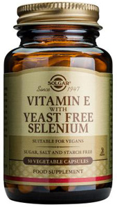Solgar Vitamin E with Yeast Free Selenium - 100 Veg Caps
