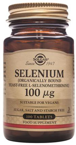 Solgar Selenium 100mcg Yeast Free - 100 Tabs