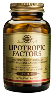 Solgar Lipotropic Factors - 50 Tabs