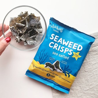 Abakus Foods Seaweed Crisps - Lightly Salted - 18g - Image 2