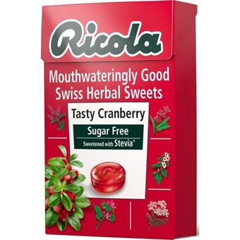Ricola Tasty Cranberry Sugar Free Lozenges Box - 45g - Image 2