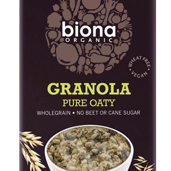 Biona Organic Sugar Free Oaty Granola - 375g - Image 2