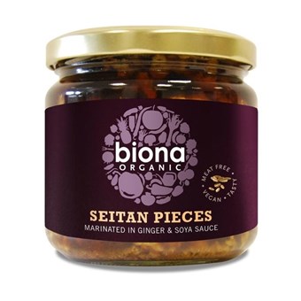 Biona Organic Seitan - Marinated in Ginger and Soya Sauce - 350g - Image 2