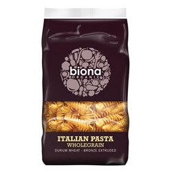 Biona Organic Wholemeal Fusilli - 500g - Image 2