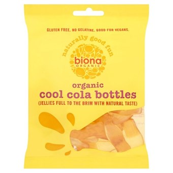 Biona Organic Cola Bottles - 75g - Image 2