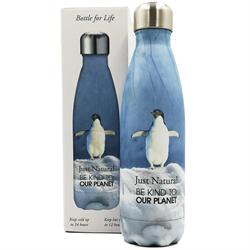 S/Steel Drink Bottle Penguin 500ml