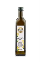 Biona Organic Rapeseed Oil - 500ml