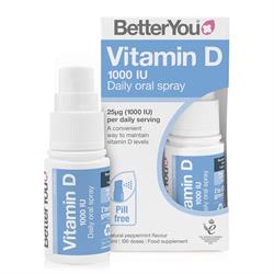 BetterYou DLux1000 Oral Vitamin D3 Spray - 15ml
