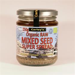 Carley&039;s Organic Raw Mixed Seed Butter - 250g