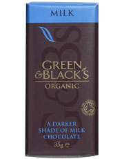 Green & Blacks Organic Milk Chocolate - 35g