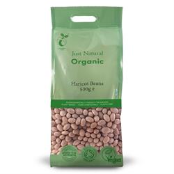 Just Natural Organic Haricot Beans - 500g
