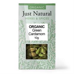 Just Natural Organic Whole Cardamom - 10g