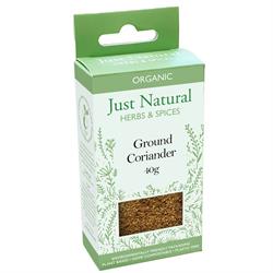 Just Natural Organic Ground Coriander - 40g
