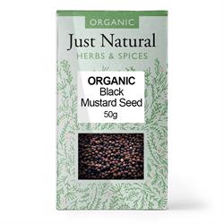Just Natural Organic Black Mustard Seed - 50g