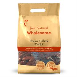 Just Natural Pecan Halves - 250g