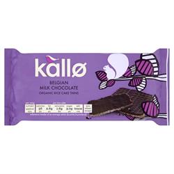 Kallo Rice Cakes with Milk Chocolate - 90g