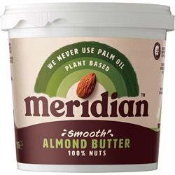 Meridian Natural Smooth Almond Butter - 1kg