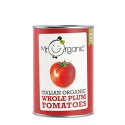 Mr Organic Organic Whole Plum Tomatoes - 400g
