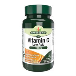 Nature&039;s Aid Vitamin C 1000mg - Low Acid - 30tablets