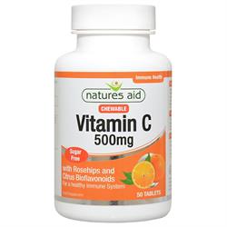Vitamin C 500mg Sugar Free Chewable 50's