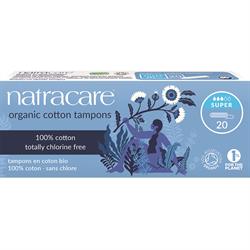 Natracare Super Non Applicator Tampons - 20 Tampons