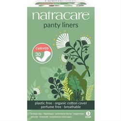 Natracare Curved Panty Liners - 30 Liners