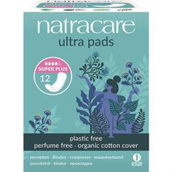 Natracare Ultra Pads Super Plus - 12 Pads