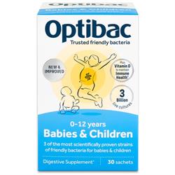 Optibac Probiotics For Babies and Children Sachets - 30 SACHETS
