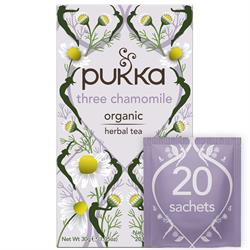 Pukka Three Chamomile Herbal Tea - 20bags