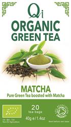 Qi Organic Green Tea & Matcha - 20bags