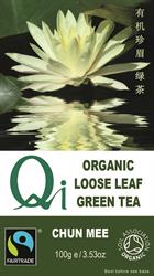 Qi Teas Organic Chun Mee Loose Leaf Tea
