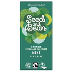 Seed & Bean Organic Extra Dark Mint Bar - 85g