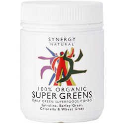 Synergy Natural Organic Super Greens - 200g Powder