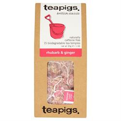 Teapigs Rhubarb and Ginger - 15bags