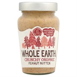 Whole Earth Organic Crunchy Peanut Butter - 340g